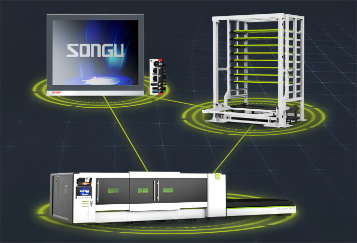 松谷HyStore系列柔性激光切割系統及智能倉儲系統